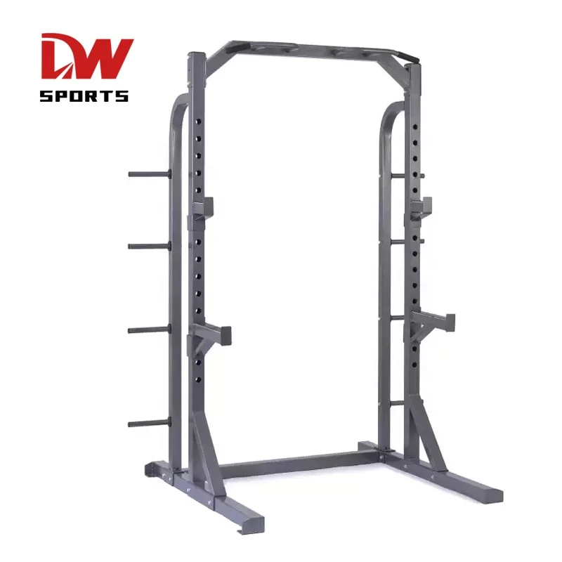 DW SPORTS Half-frame Squat Gym Home stand power rack for crossfits Weightlifting