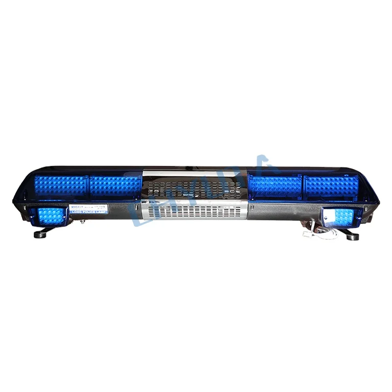 Vehicle flash led working warning light bars emergency strobe light bars flashing warn led lights bar ambulance siren 47 inch