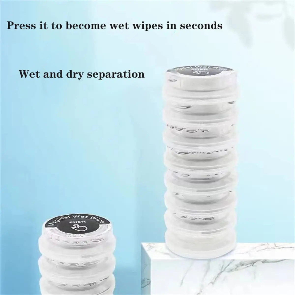 OEM ODM Private Label Magical Push Wet Wipe for Restaurant Salon Gym Adults Cleansing Household Daily Life Cleaning