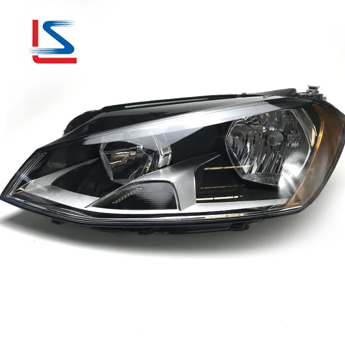 Wholesale Auto HeadLights For GOLF MK7 Head lamp halogen yellow without light bulbs 5GM941005C 5GM941006C
