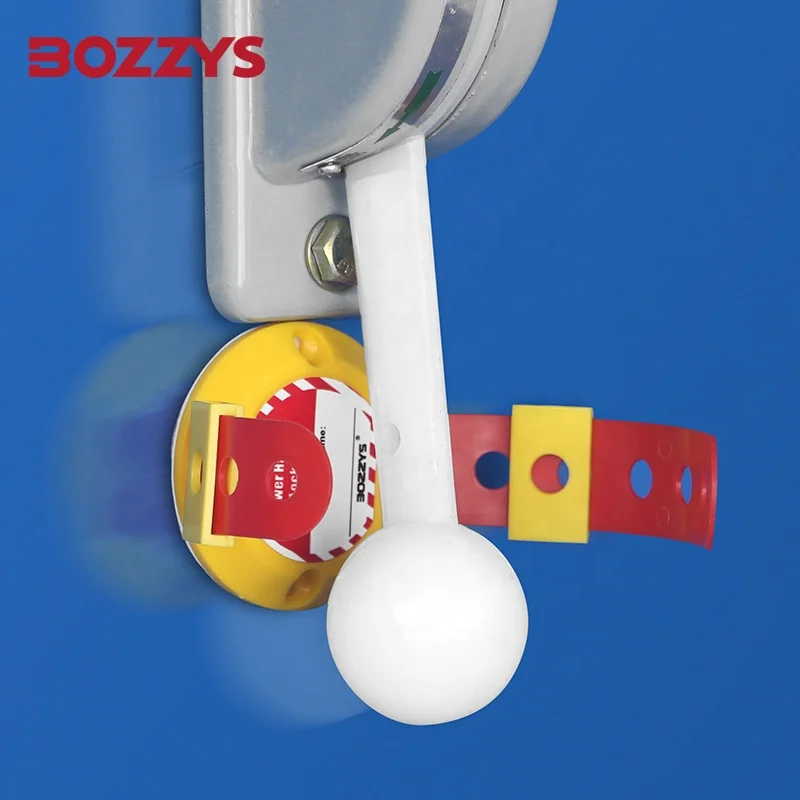 ABS Materials Large Electrical Panel Handle Lockout with Self-adhesive Glue for Lockout Tagout to Prevent the lever from moving