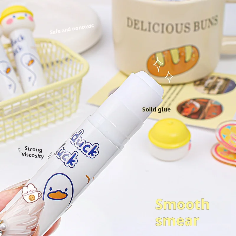 MOKA Cute cartoon Three-Dimensional Modeling solid glue student stationery glue stick sticky high adhesive handmade glue