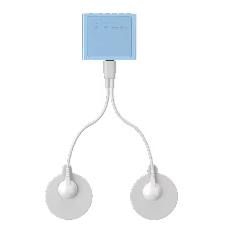 Customizable Portable Low Frequency Muscle Stimulation Dual Channel USB Rechargeable Therapy TENS Unit For Menstrual Pain Relief