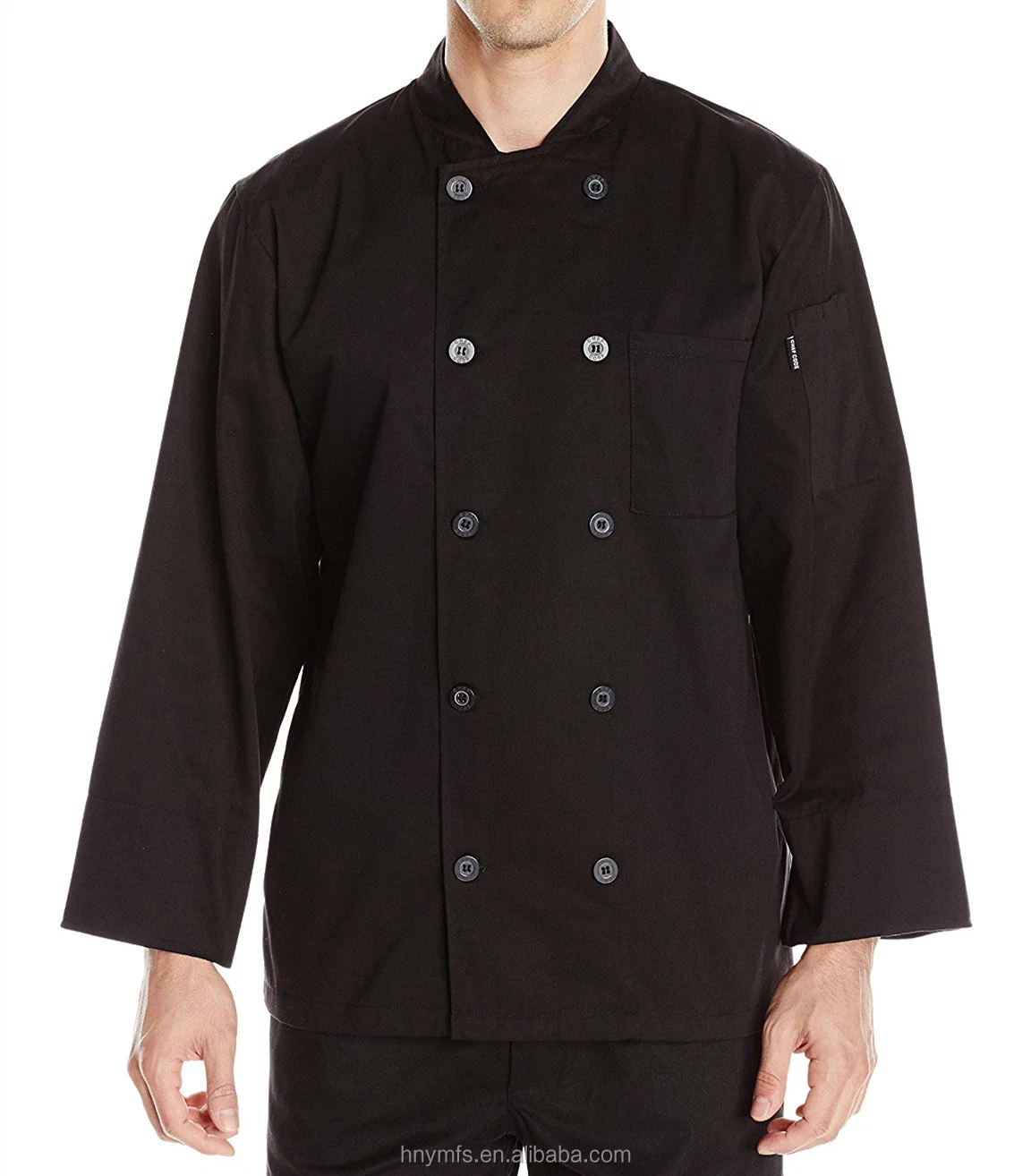
New Products waterproof oil repellent hotel uniform white long sleeves chef uniform coat 