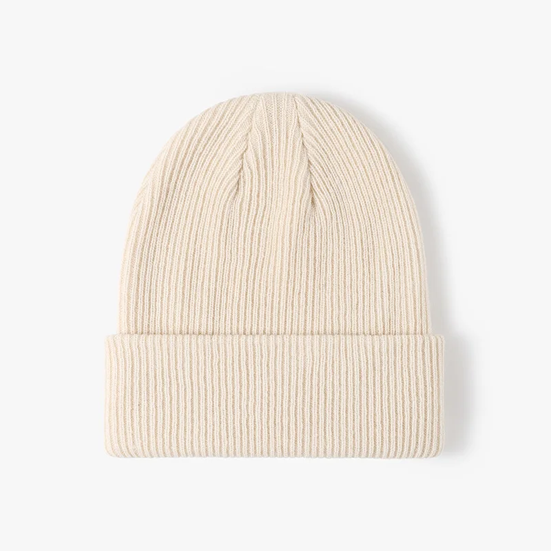 New unisex winter knitted urinal cap, soft and warm, high-quality knitted plain weave urinal cap wholesale