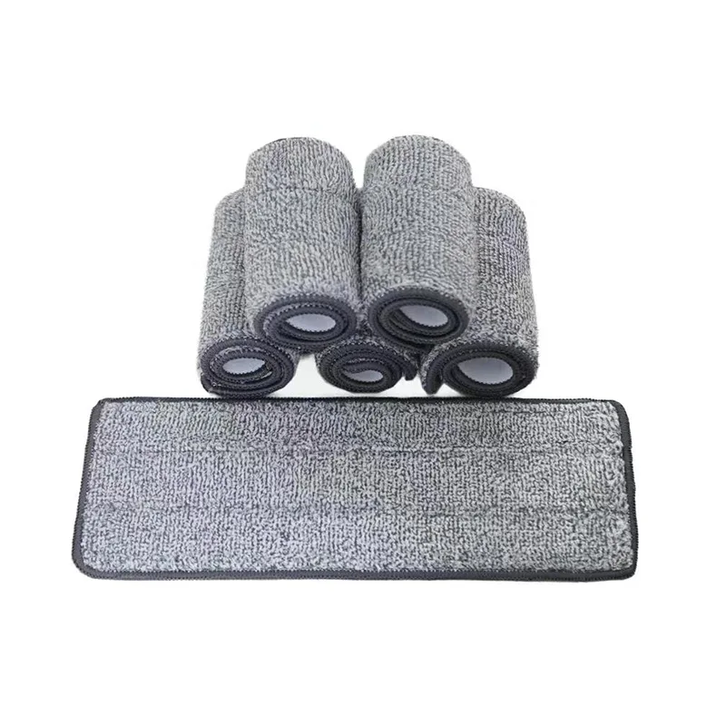 
High quality microfiber mop head replacement refill fit flat squeeze mops washable household cleaning tool spare parts mop pad 