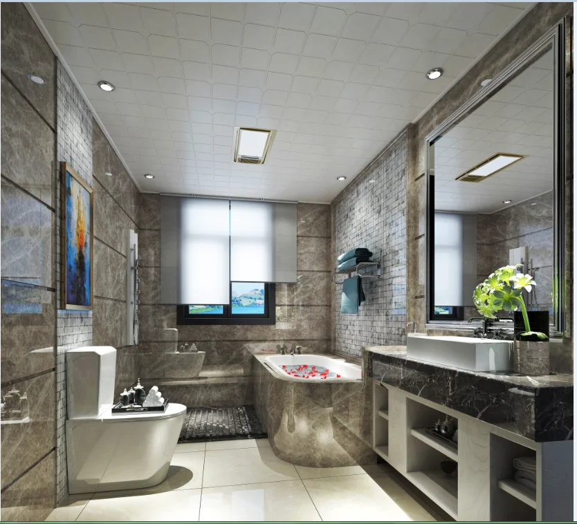 Anti-rust moisture proof ceiling tile for Kitchen and bathroom decoration