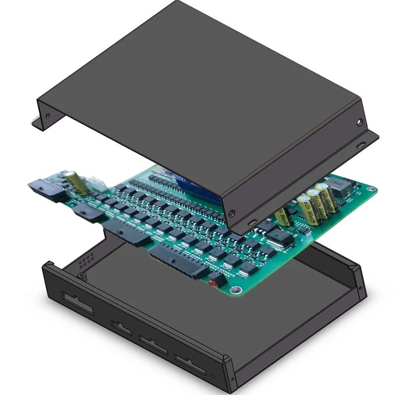 BMS 24S 600A With 2A Active balancer Lithium battery protection board Relay BMS iron lithium battery pack