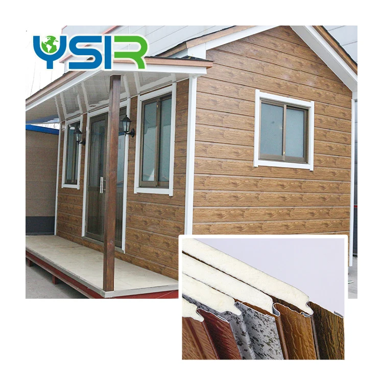 hot sale easy installation expandable  cold room aluminum  fiber cement board sandwich panel