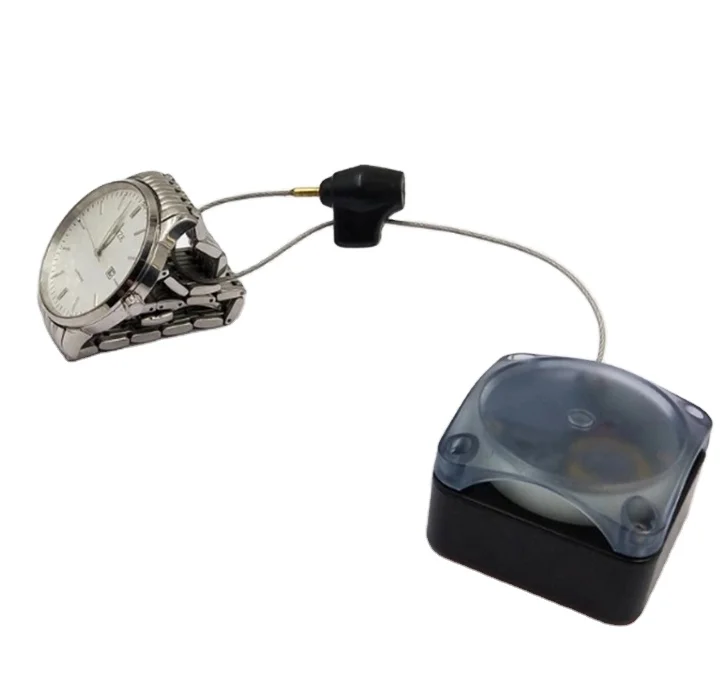 Hot sale retail security EAS retractable anti-theft pull box with extension security wire