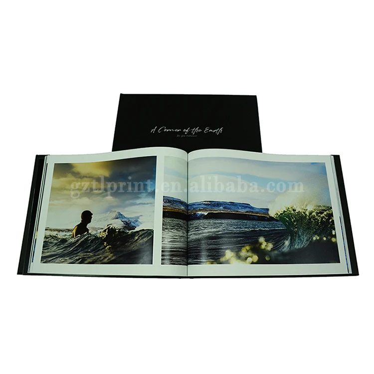 
Book printing service top quality photo book soft lamination coffee table book printing with embossing 