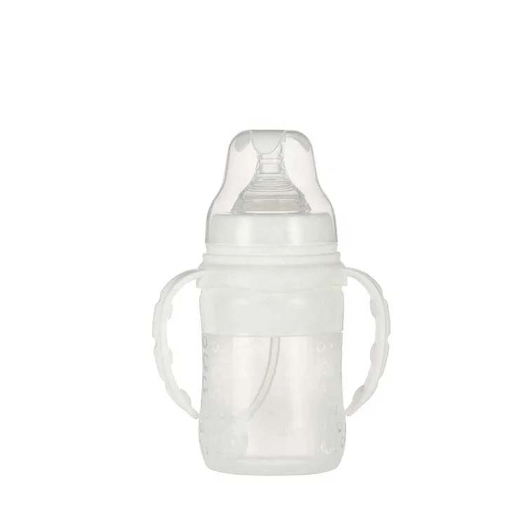 365T Baby bottle holder hands free baby bottles in bulk silicone kid water bottle
