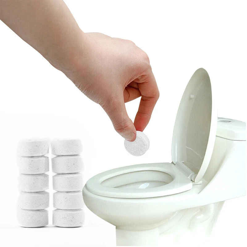 Wholesale Multifunctional Effervescent tablet white Concentrate flush toilet bowl cleaner tablets