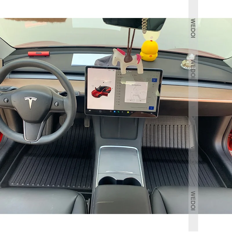 2023 ТПЭ автомобильные коврики для любой погоды Tesla Model 3 Индивидуальный автомобильный напольный