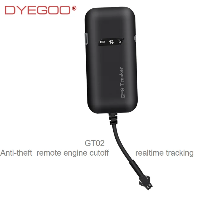 DYEGOO cheap price High quality e-bike car mini gps tracker GT02A with software online real time tracking system