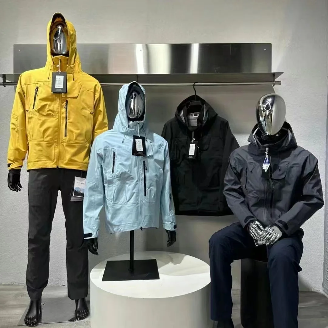 Original Quality Archaeopteryx Alpha SV Series Outdoor Waterproof jacket for men Seamless Pressure Glue  Hooded Jacket for Men
