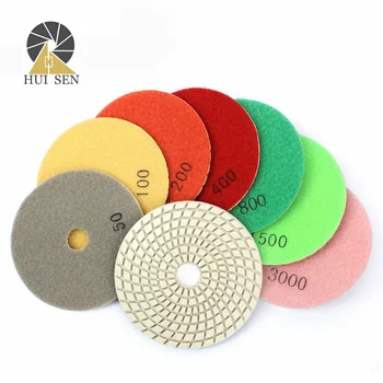 Soft diamond pads best quality diamond polishing pad for marble granite dry and wet polishing