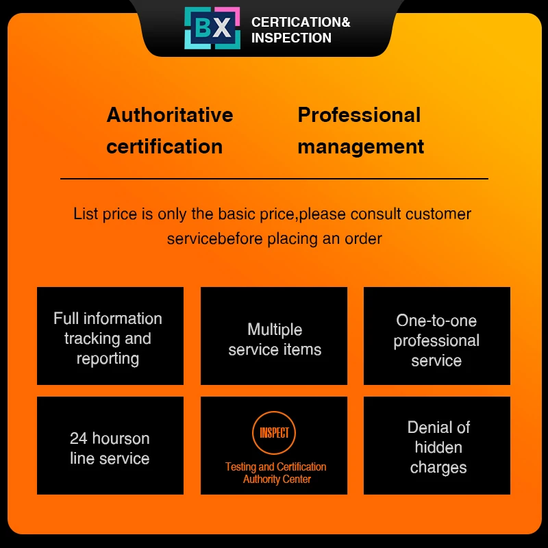 Declaration Conformity Certification for EU CE FCC PSE Other International Standards for Product Certification