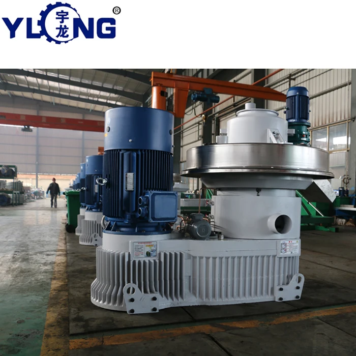 YULONG XGJ560 biomass eucalyptus wood pellet mill machine