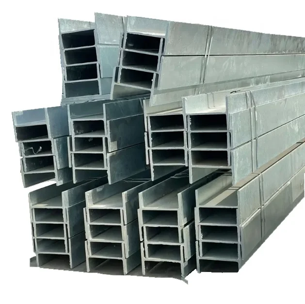 YQF Construction of H-shaped steel bridge beams with black material angle slots, steel beam structure, hot-rolled I-shaped steel