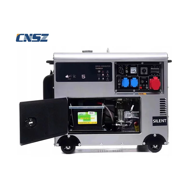 5kw Open Type Diesel Portable Generator with High Quality Alternator
