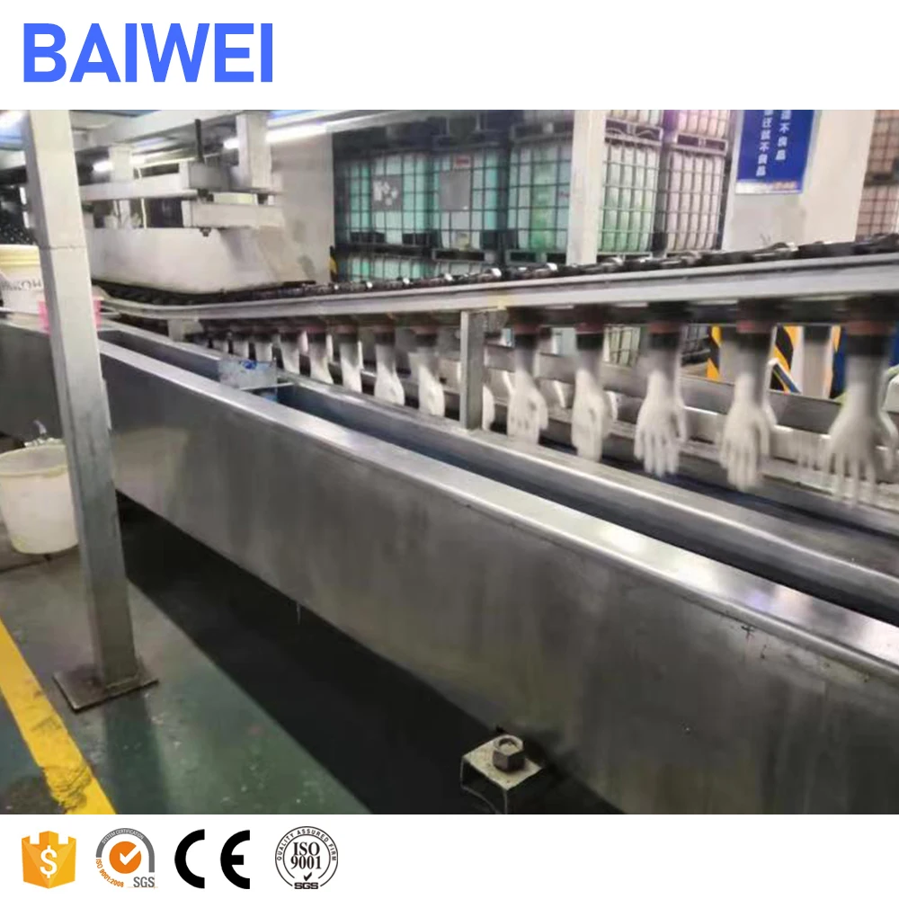 High Performance Latex Nitrile Glove Production Line High Speed Latex Glove Making Machine