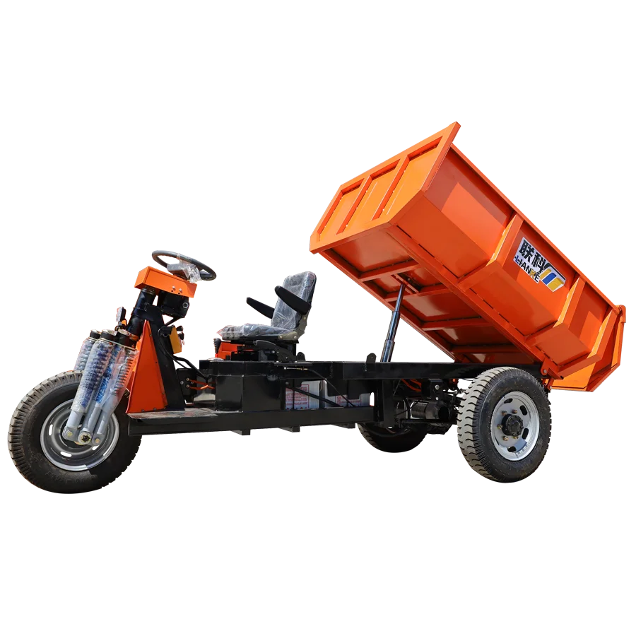 Self-discharging LK540 electric wheelbarrow mini dump truck, electric mining cart dumper 3 wheeled motorcycle