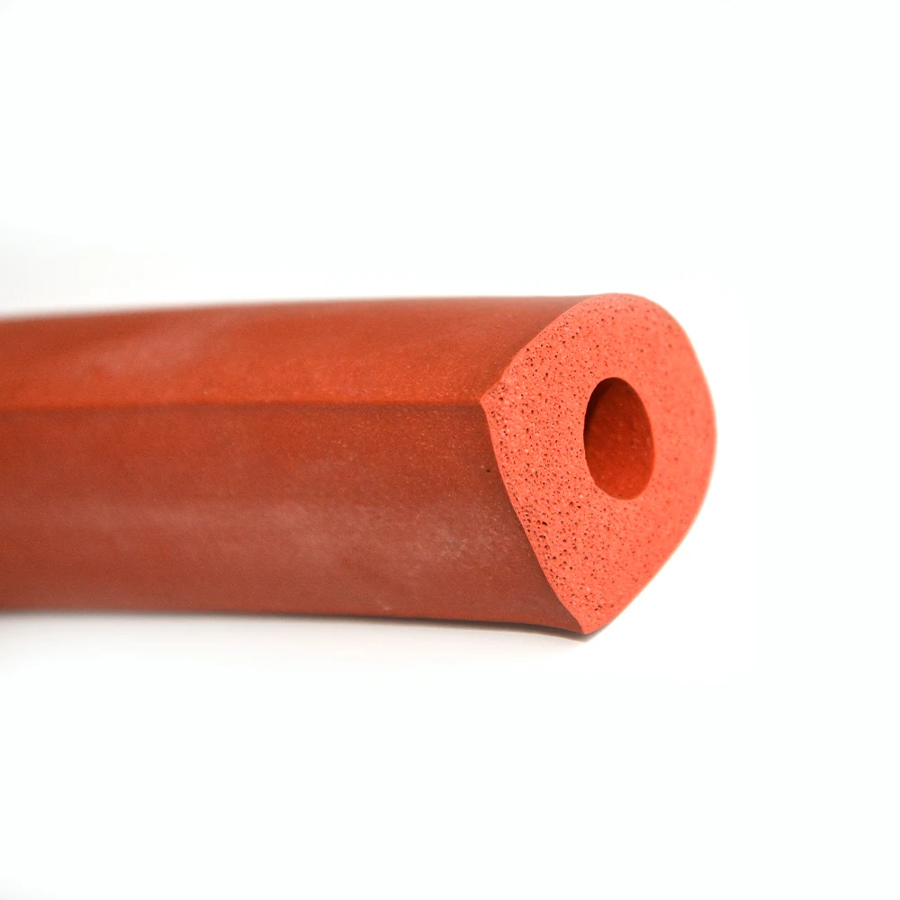 Custom size silicone/EPDM foam strip extruded round/square flat dool silicone sponge foam rubber seal strip