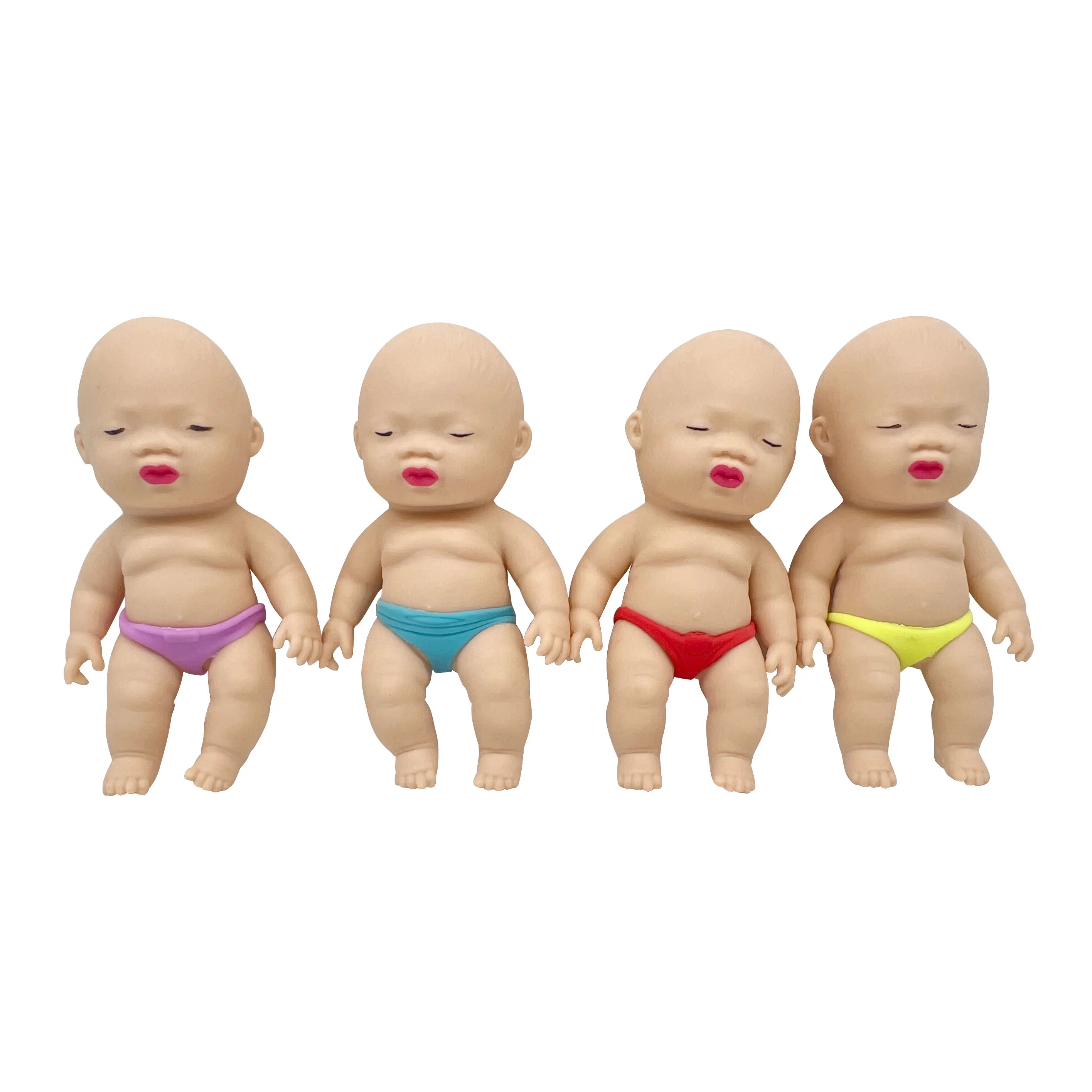 Wholesale OEM TPR material  wimpy kid shape fill with sand  decompress toys ,strong stretch squeeze fidget toys