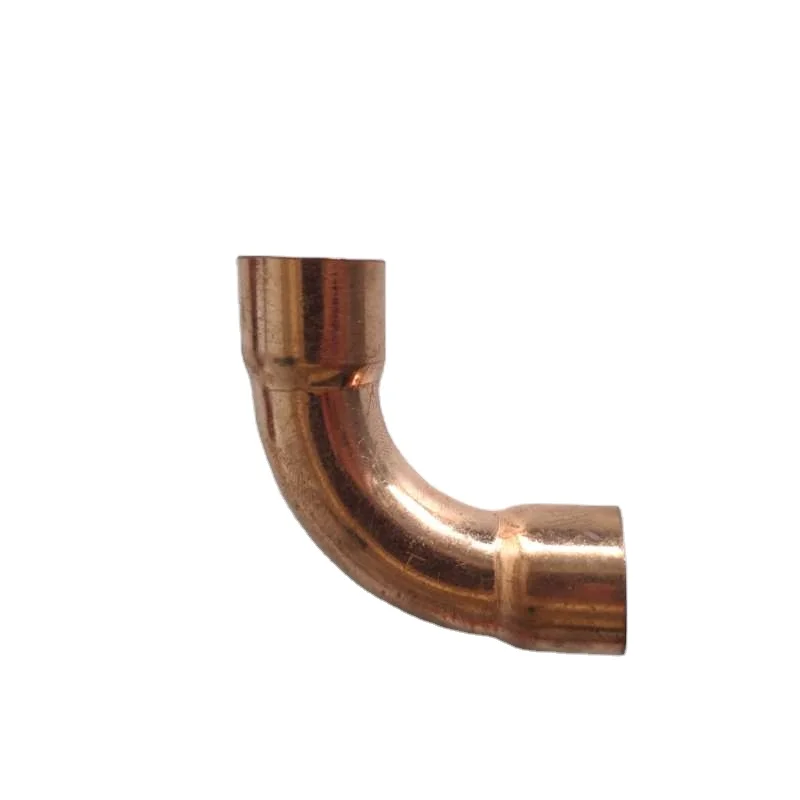 Top-Class Quality 90 Deg Elbow Copper Tube Plumbing HVAC Manufacturer Copper Fittings