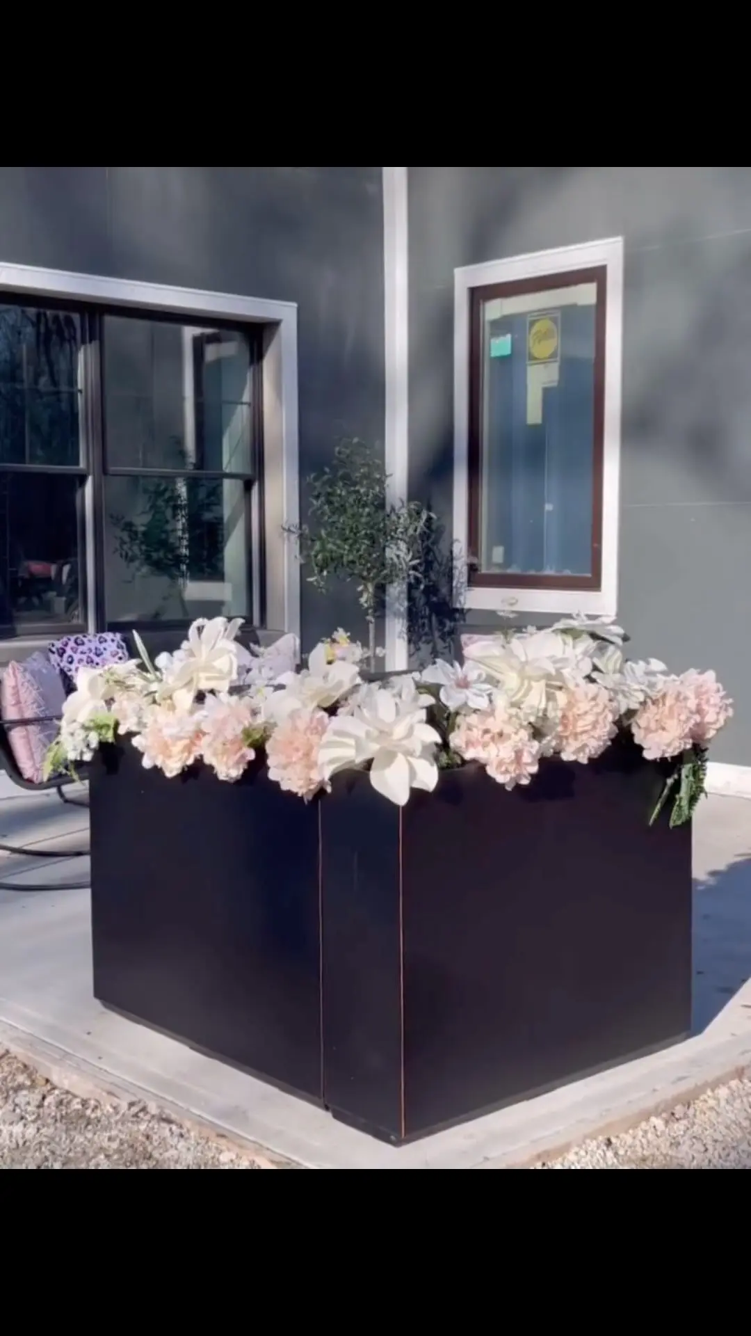 Living Wall Support For Plants Large Fiberglass Planter