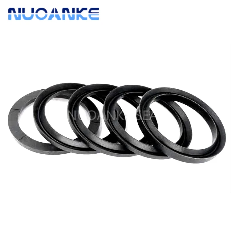 High Pressure VES Fabric V Shape Combined Seal Ring Set NBR FKM V Seal Hydraulic Cylinder Rod VES Packing Seal