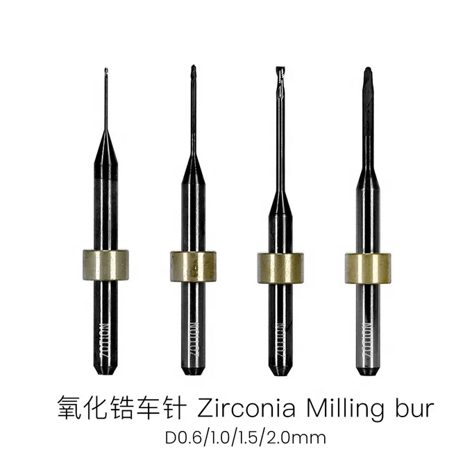 zirconia ceramic denture burs of dental milling machine for cad cam system
