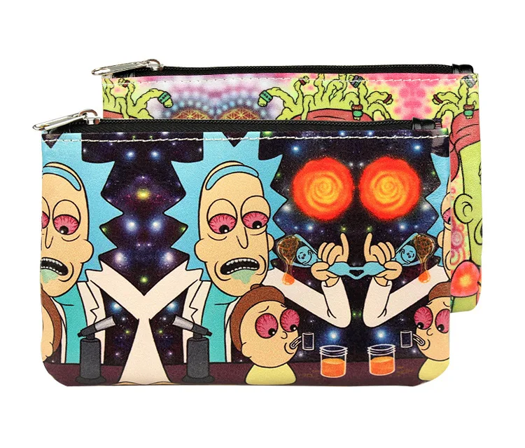 Travel Hand Rolling Printed PU Leather Tobacco Bags Tobacco Pouches Wallet