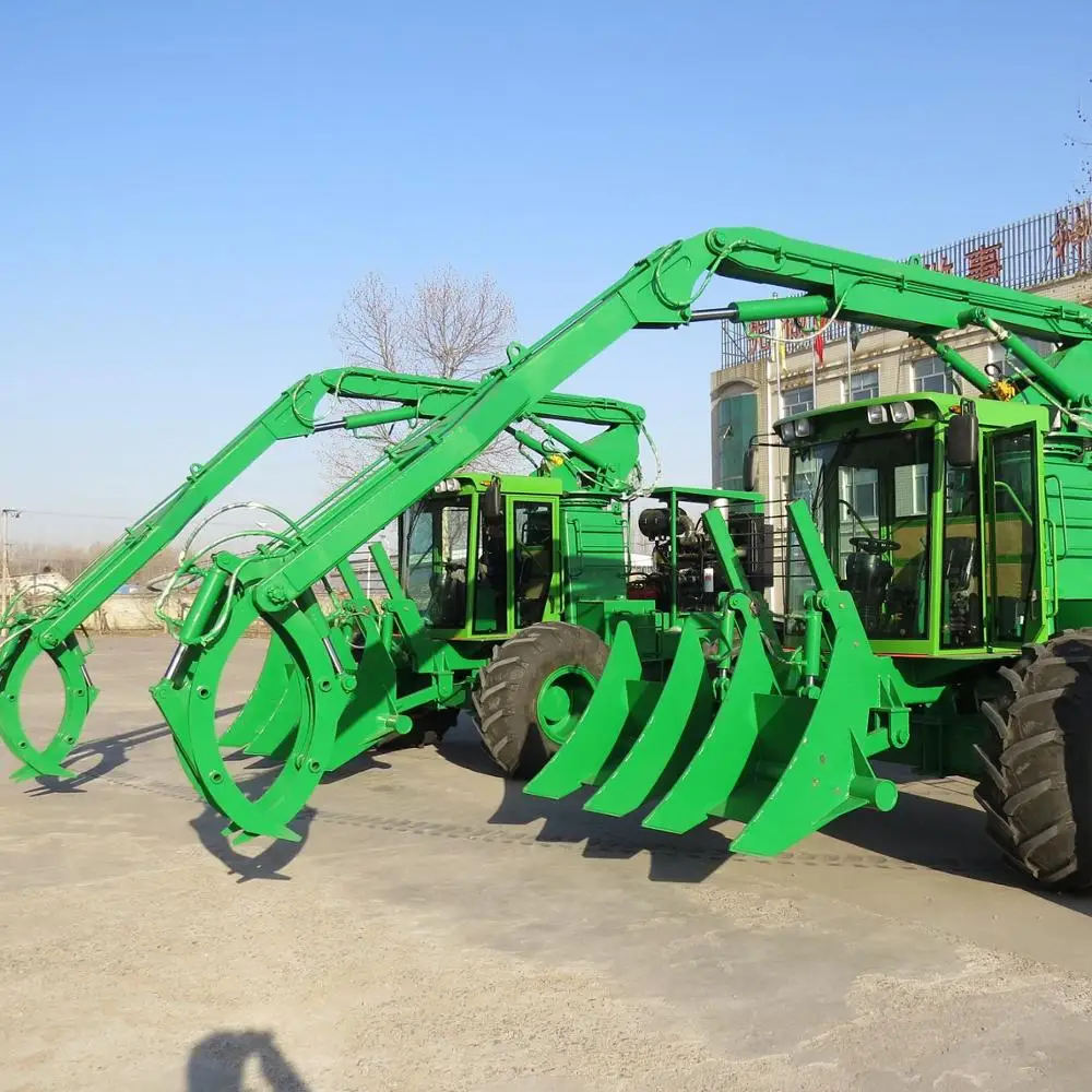 Hongyuan left and right 180 swing grab loader 180 degree sugarcane grab loader