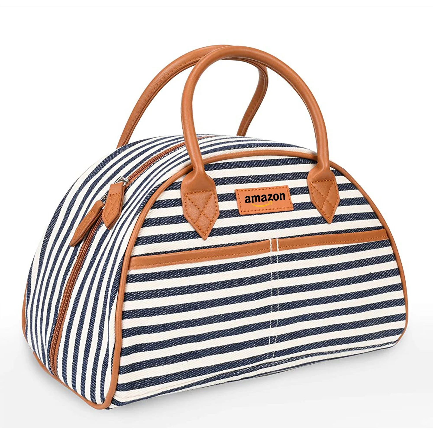 Бесплатный образец, оптовая продажа, индивидуальные водонепроницаемые большие сумки-Кулеры, вощеная холщовая Термосумка для обеда для женщин