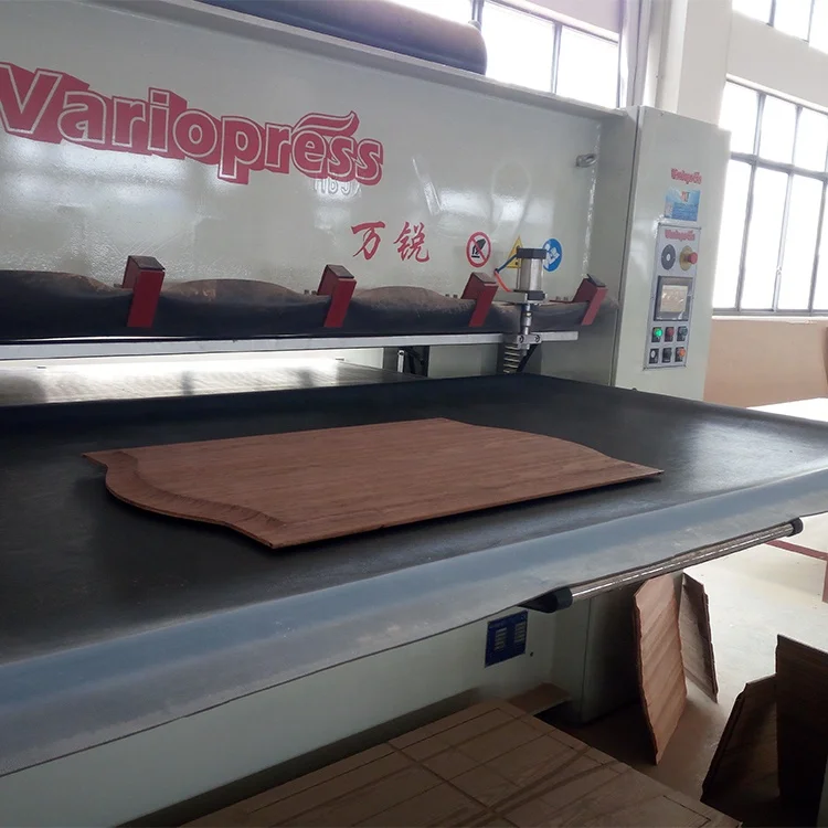 veneer door making vacuum membrane press machine