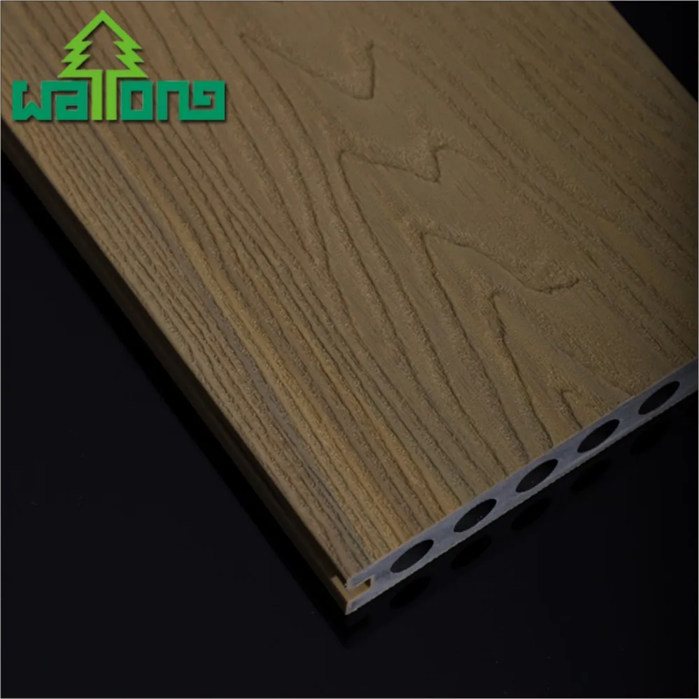 Super safe recycled white wood board lumber rubber wood plastic composite decking plastic lumber