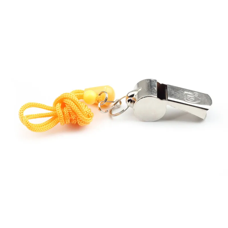 wholesale free sample cheap promotion metal basketball football whistles for coaches