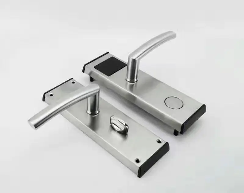 High quality cheap stainless steel hotel lock with free software smart card hotel door lock for hotel room lock