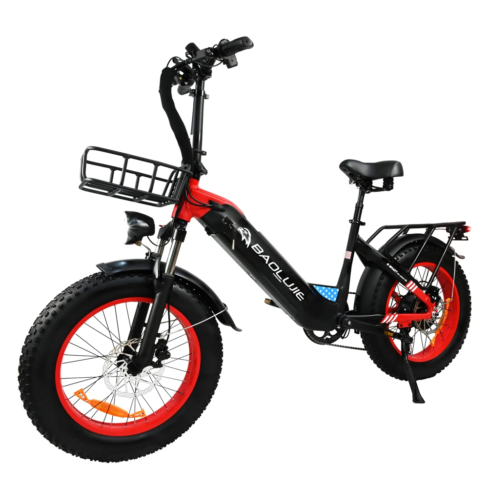 BLJ Electric Bicycle Aluminum Alloy 48V/500W Hydraulic Brake DP-2003 35km/h LED Dashboard 48V/12AH Shipping