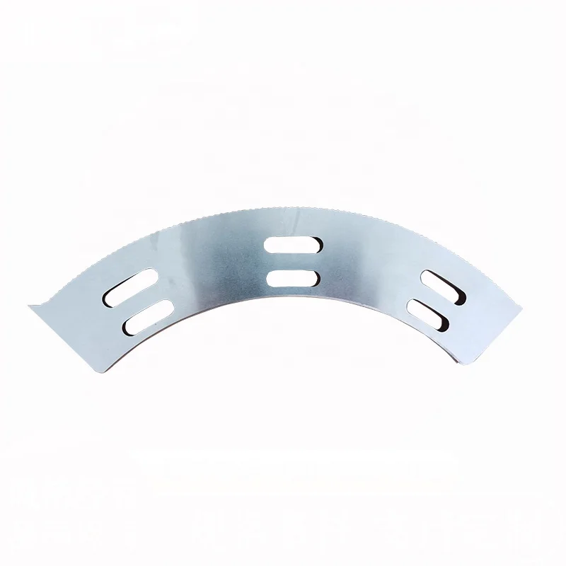 OEM/ODM carton paper industry serrated arc-shape tungsten steel carbide slotting blade slotter knives for paper cardboard
