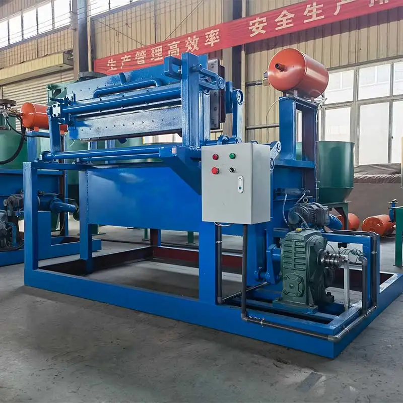 Машина для малого бизнеса полуавтоматическая машина переработки отходов бумаги производства лотков яиц производственная