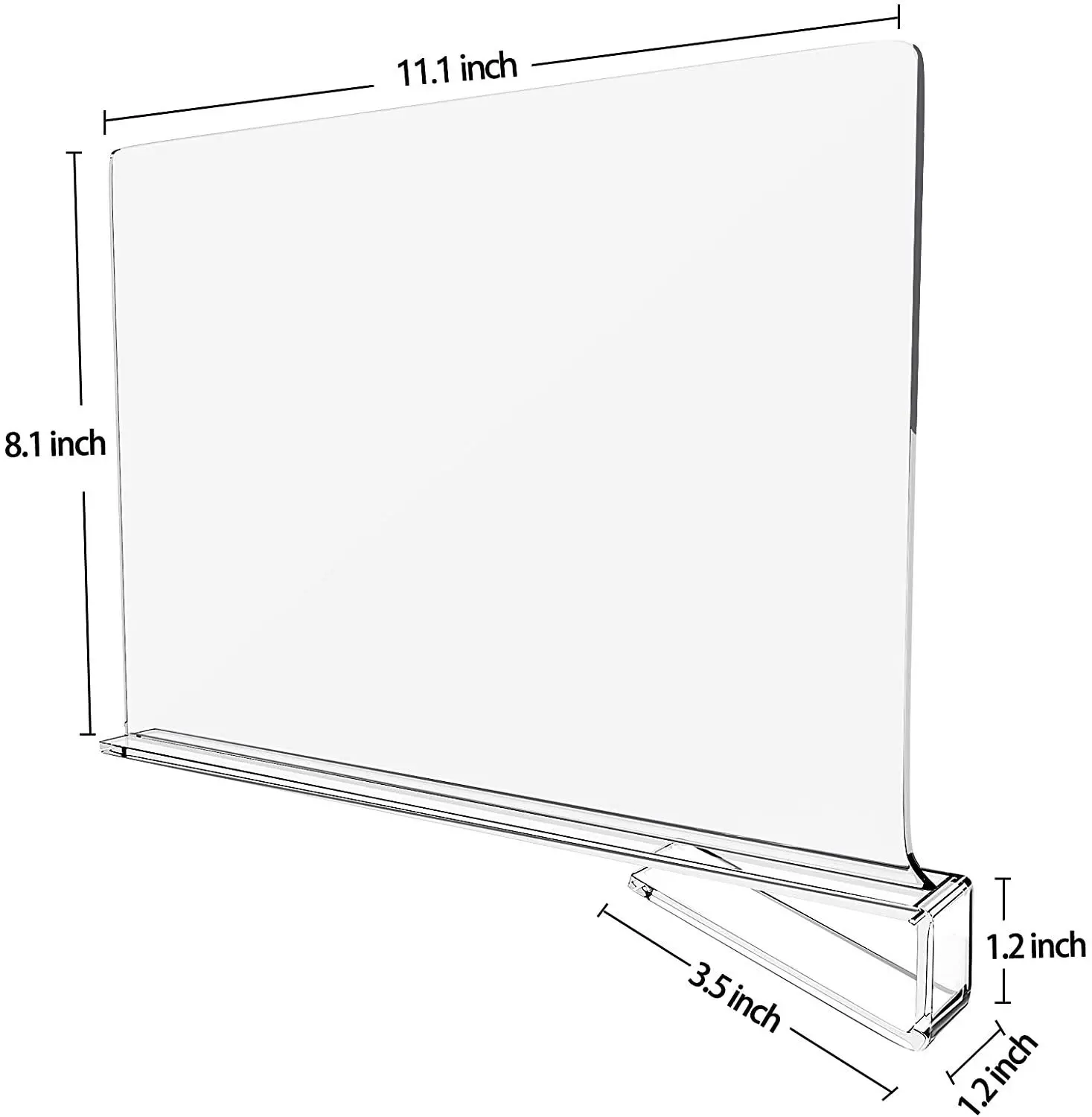 Acrylic Shelf Divider Wood Shelf Divider Closet Separator Clear Plastic Separator for Cabinet Storage Organization