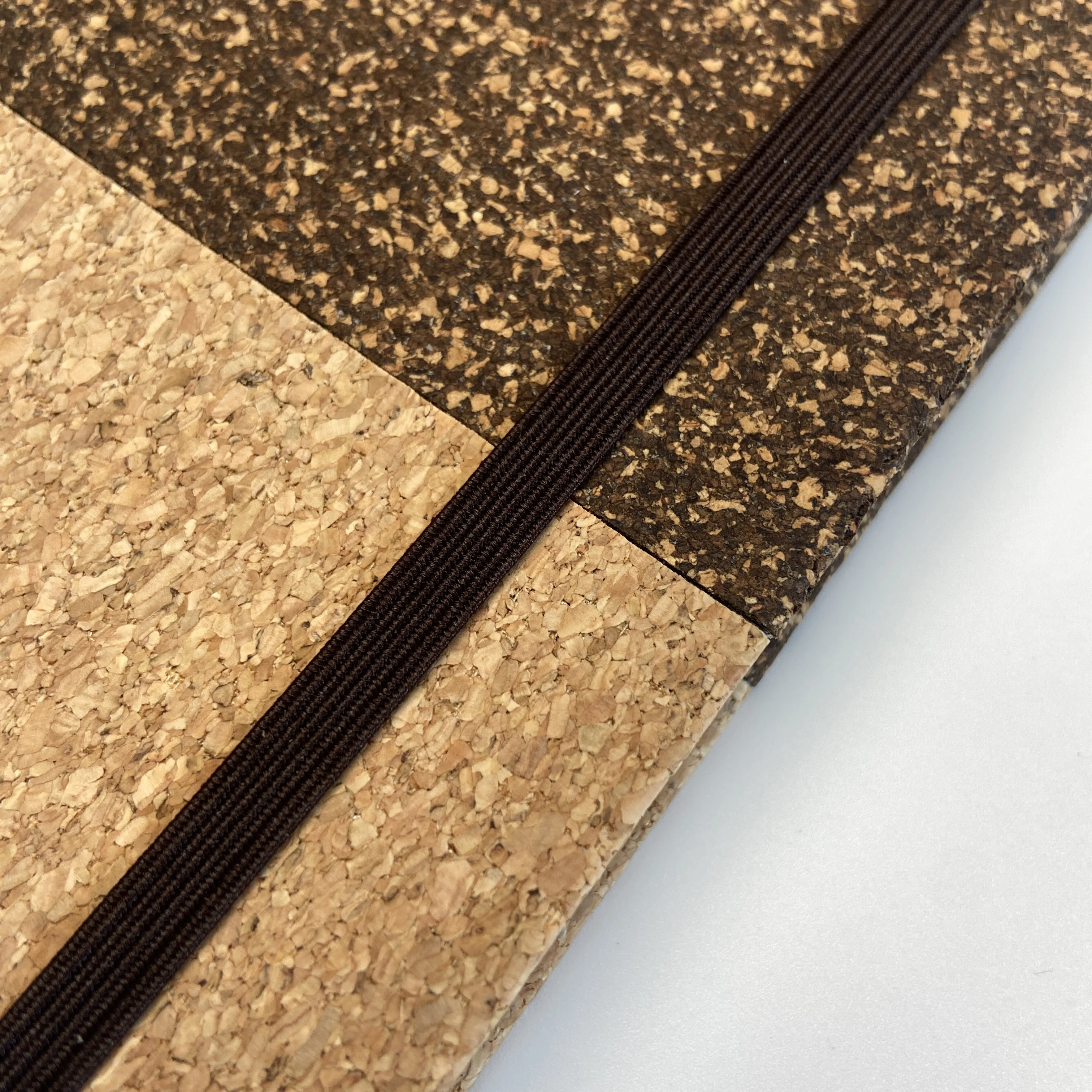 Wholesale A5 Custom Eco-friendly Coffee Ground Hardcover Notebook Splicing Pattern Optional Sugarcane Paper