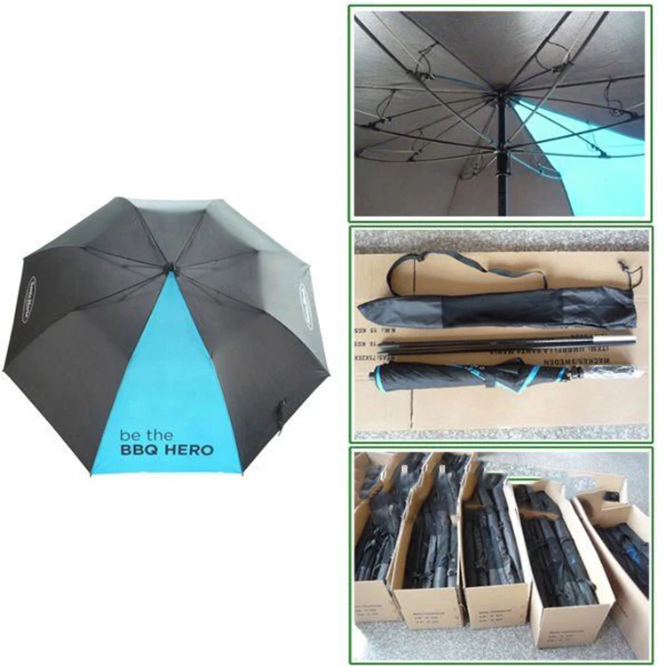 zhejiang haizhou promotional golf umbrella Portable promotional fishing umbrella