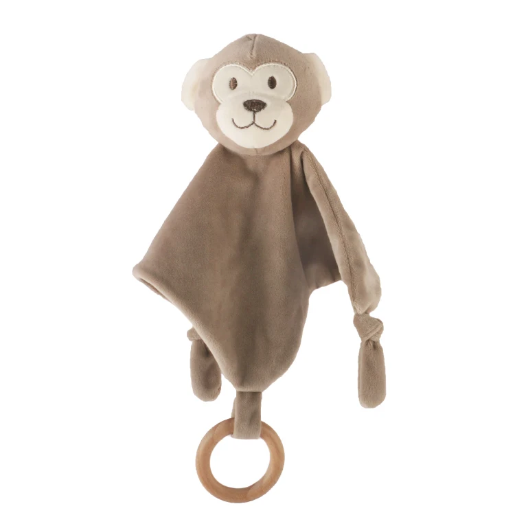 Custom Stuffed Animal Baby Comforter Soothing Towel Sensory Toy Baby Newborn Lovely Zorro Security Blanket