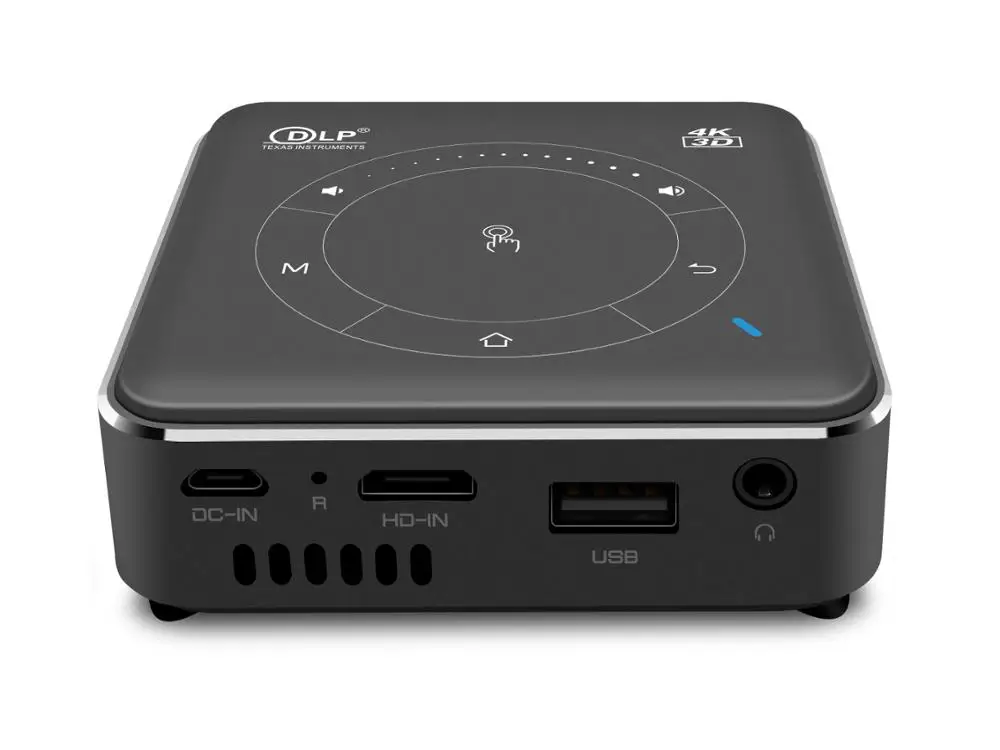 
LSP Portable mini pico smart Android 9.0 DLP 3D Projector P11 with 4k video playback 