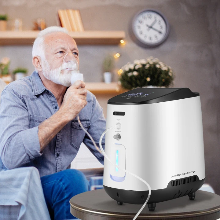 
Factory hot sale electric portable oxygen concentrator generator medical oxygen machine with a cheap price and nebulizer 