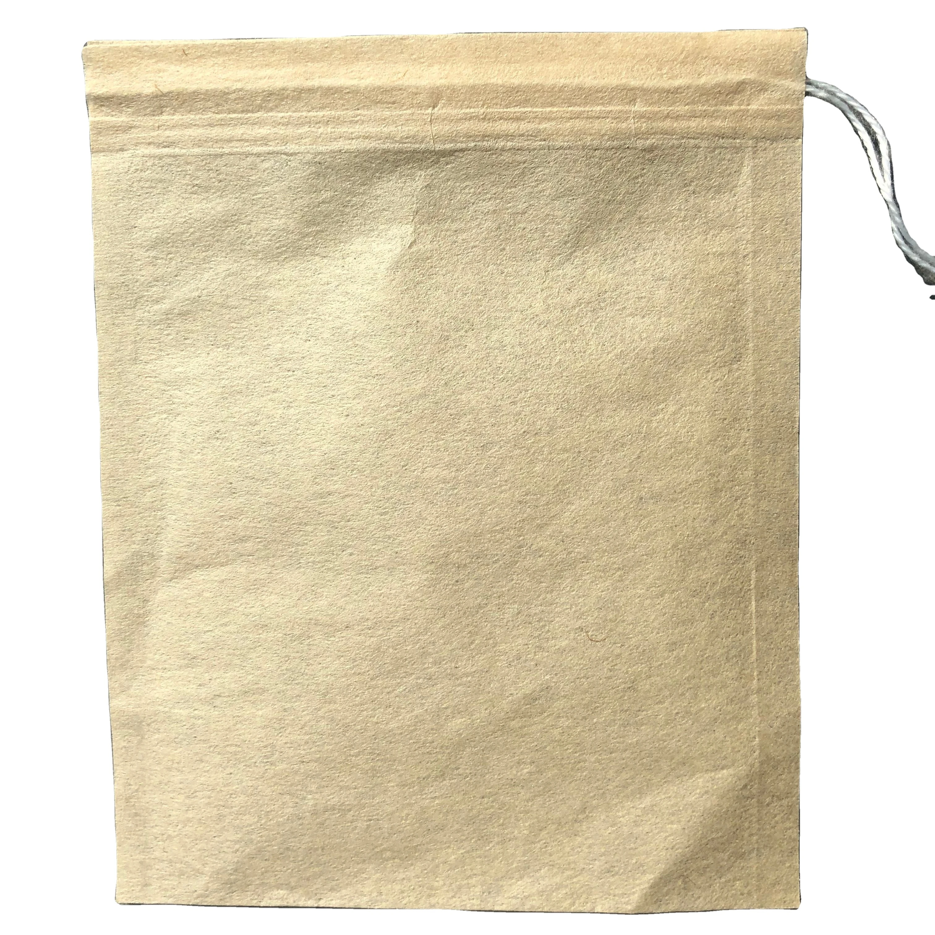 China factory produces 7*9 brown primary color filter paper degradable material coffee filter bag